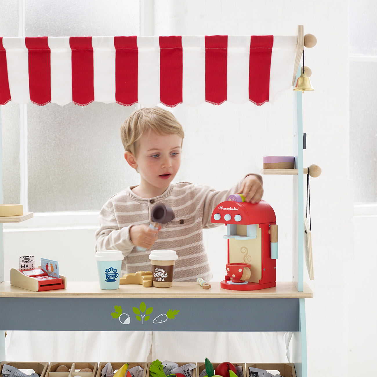 Expresor de cafea, din lemn, +3 ani, Le Toy Van