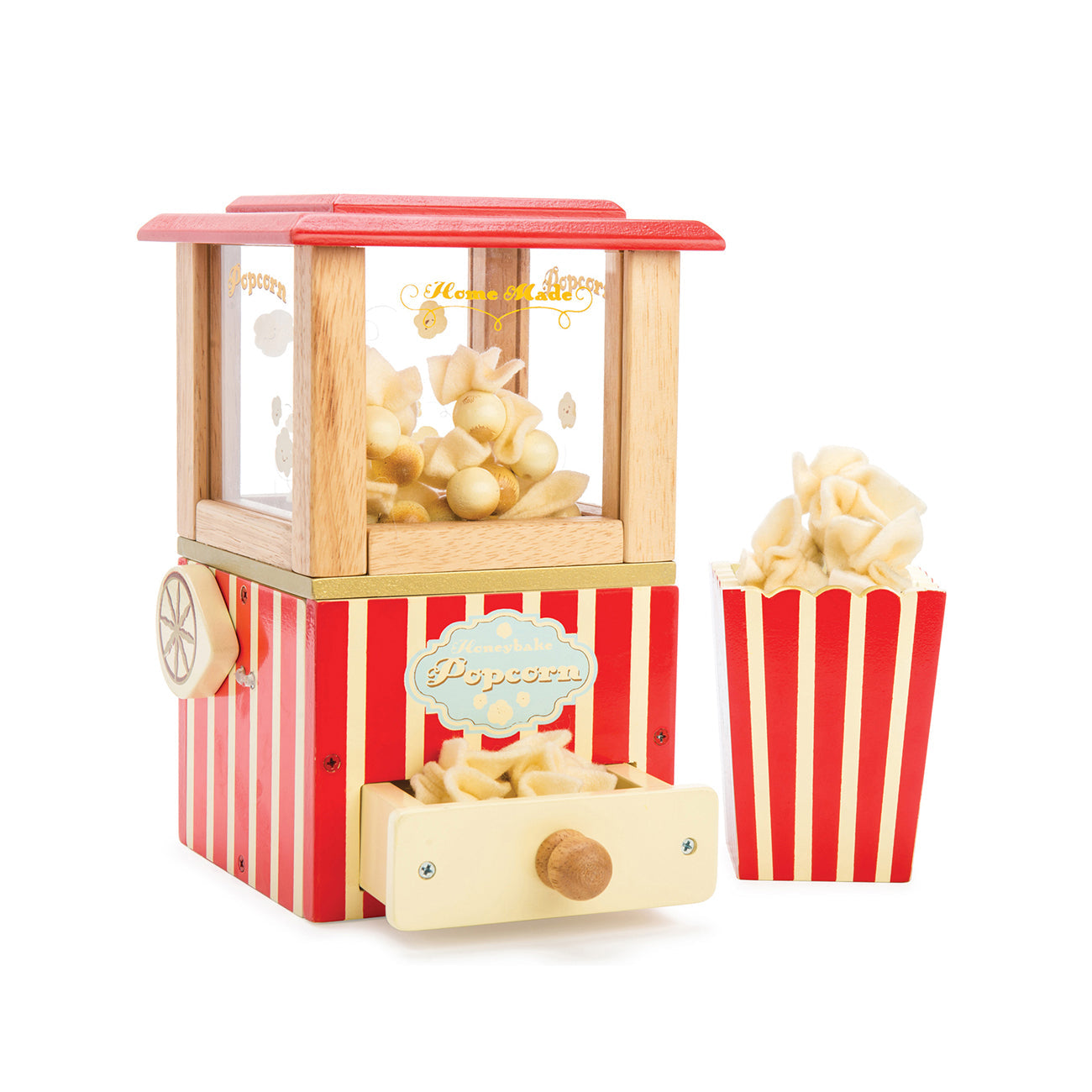 Masina de facut popcorn, din lemn, +3 ani, Le Toy Van