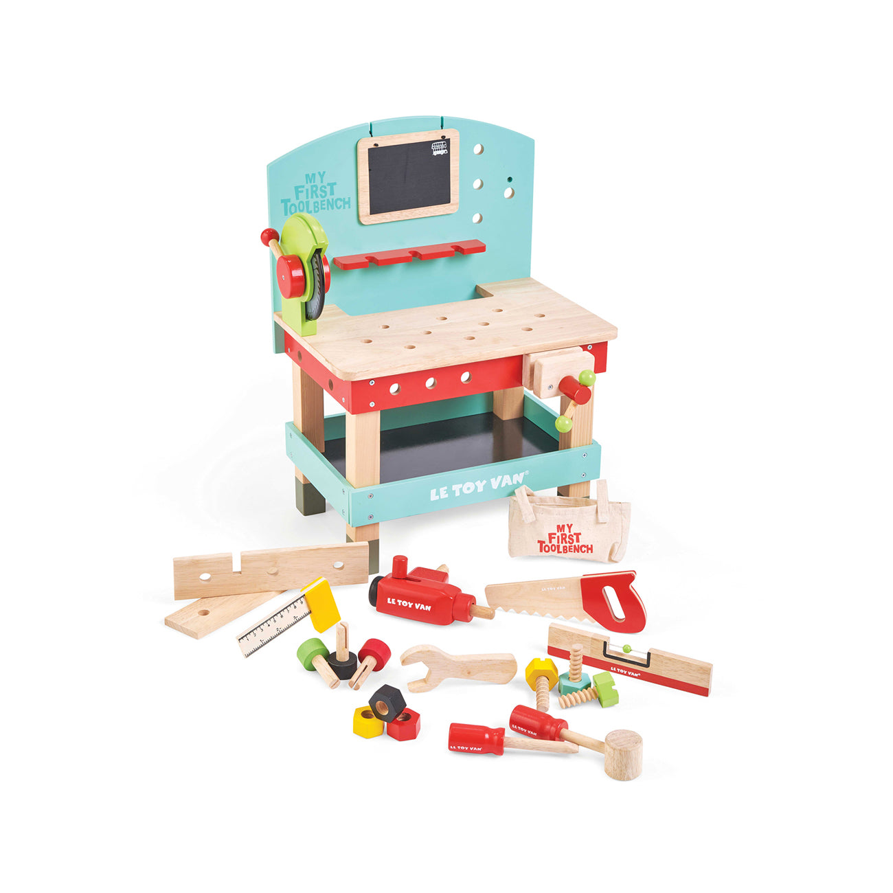 Primul meu banc de lucru, din lemn, 20 piese, +3 ani, Le Toy Van