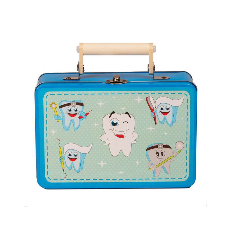 Set joaca De-a dentistul, in cutie metalica, MAMAMEMO