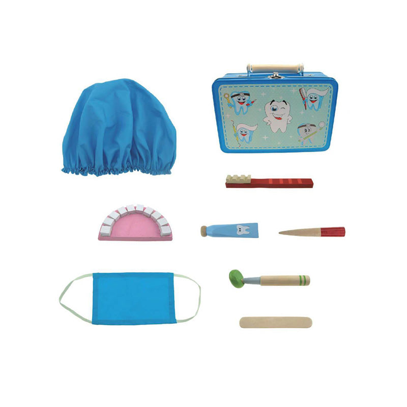Set joaca De-a dentistul, in cutie metalica, MAMAMEMO