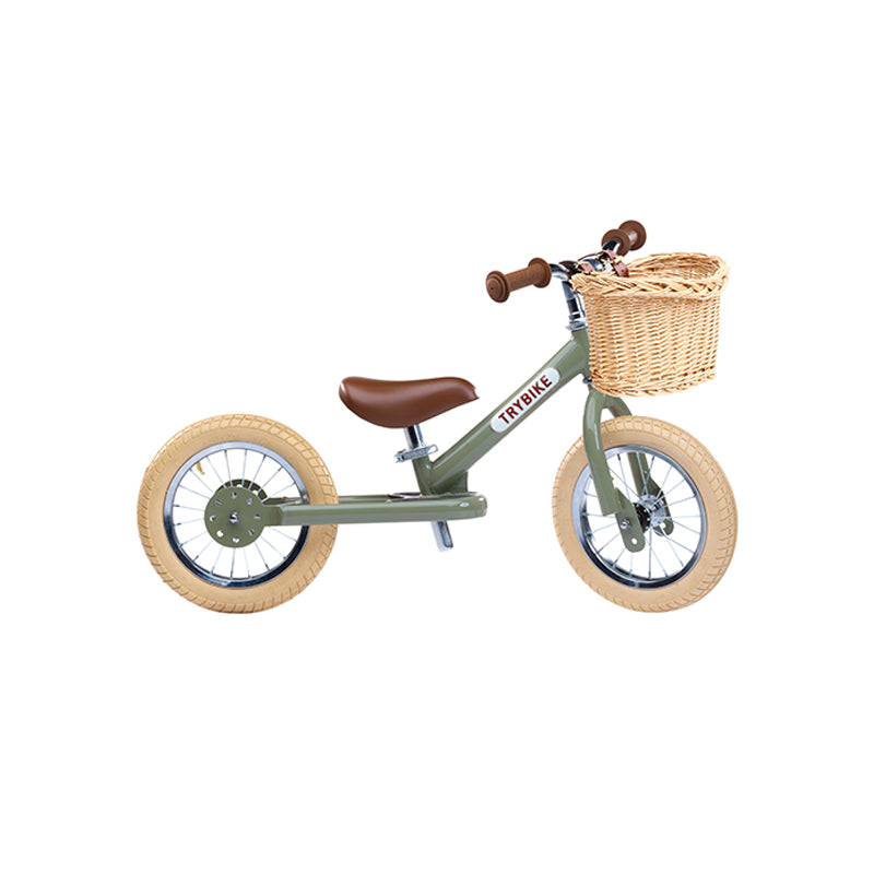 Cosulet biciclete copii din nuiele, Trybike