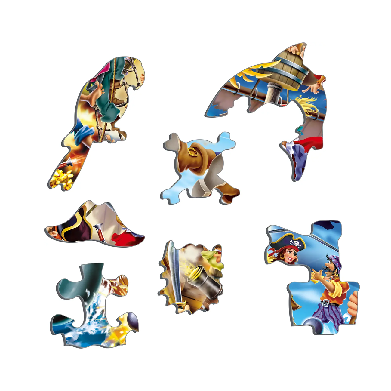 Puzzle Maxi Batalia Piratilor, 39 piese, Larsen