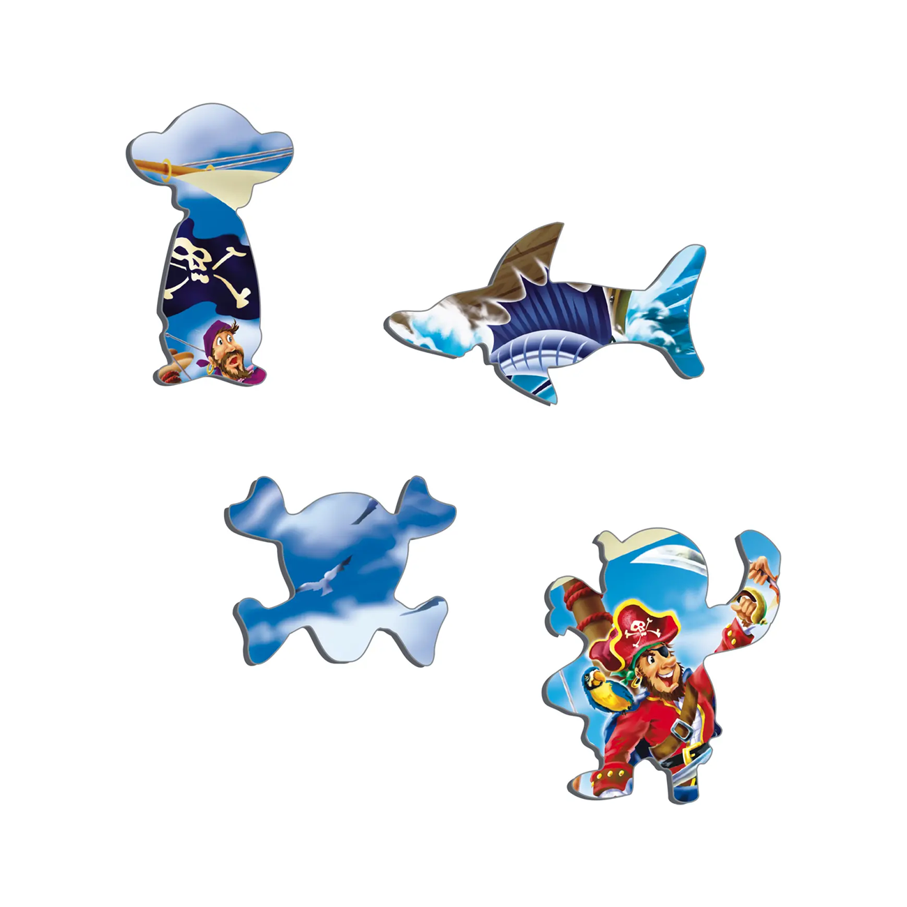 Puzzle Maxi Pirati pe mare, 30 piese, Larsen