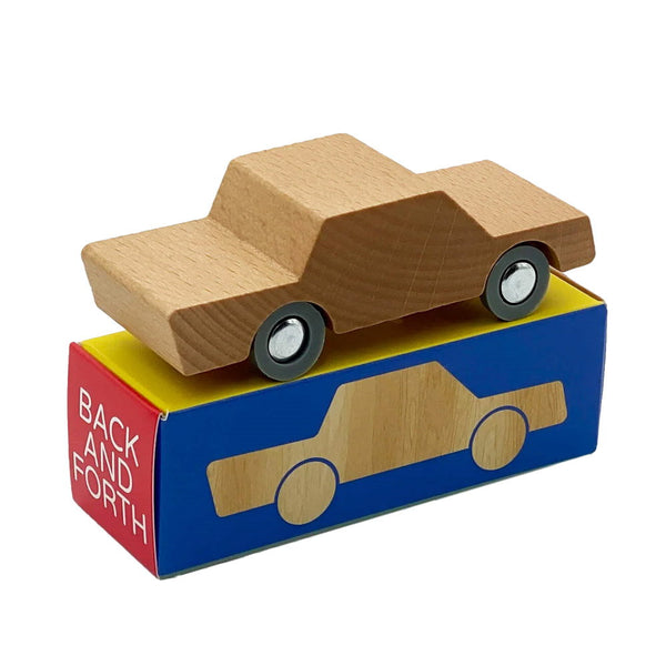 Masinuta handmade din lemn, natur, Waytoplay