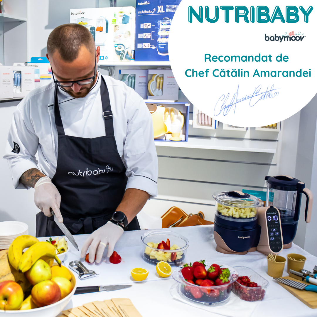 Babymoov - Robot multifunctional 5 in 1 Nutribaby (+) XL