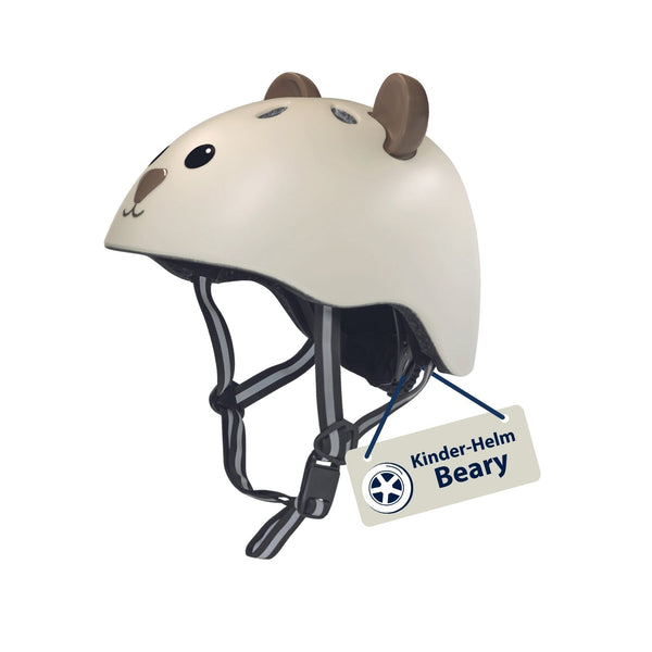 Cască Protectie Pentru Copii Hudora Beary, Mocha, Mărimea 48 52 Cm