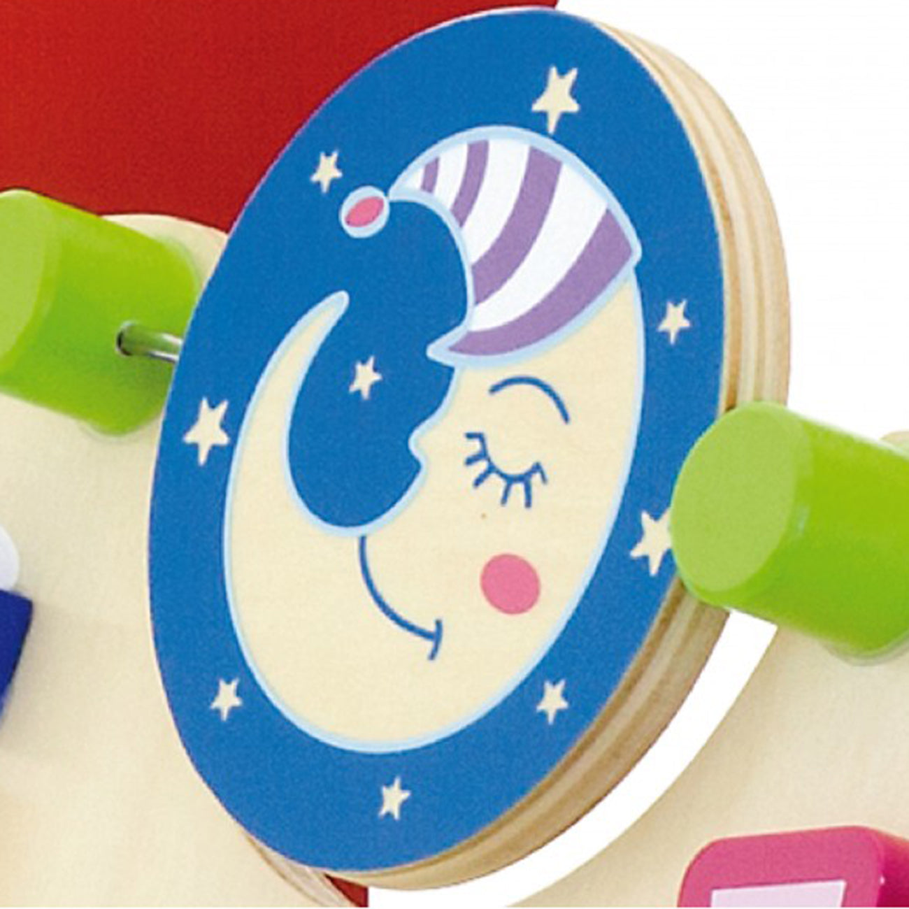 Antemergator din lemn cu activitati tip Montessori, +12 luni, VIGA