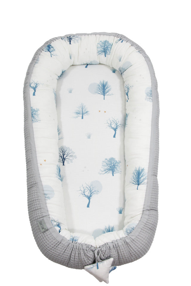 Babynest  Magic&Grey, Cuib pentru Bebelusi, Ajustabil, Tiny Star