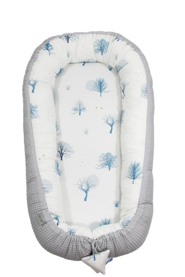 Babynest  Magic&Grey, Cuib pentru Bebelusi, Ajustabil, Tiny Star