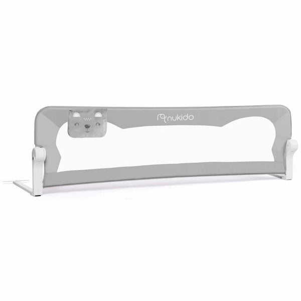 Bariera de siguranta pentru pat, Bed Rail, 150 x 42 x 35 cm, Gri, Nukido