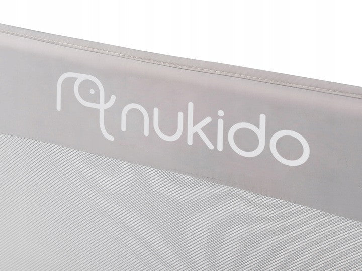 Bariera de siguranta pentru pat, Bed Rail, 150 x 42 x 35 cm, Gri, Nukido