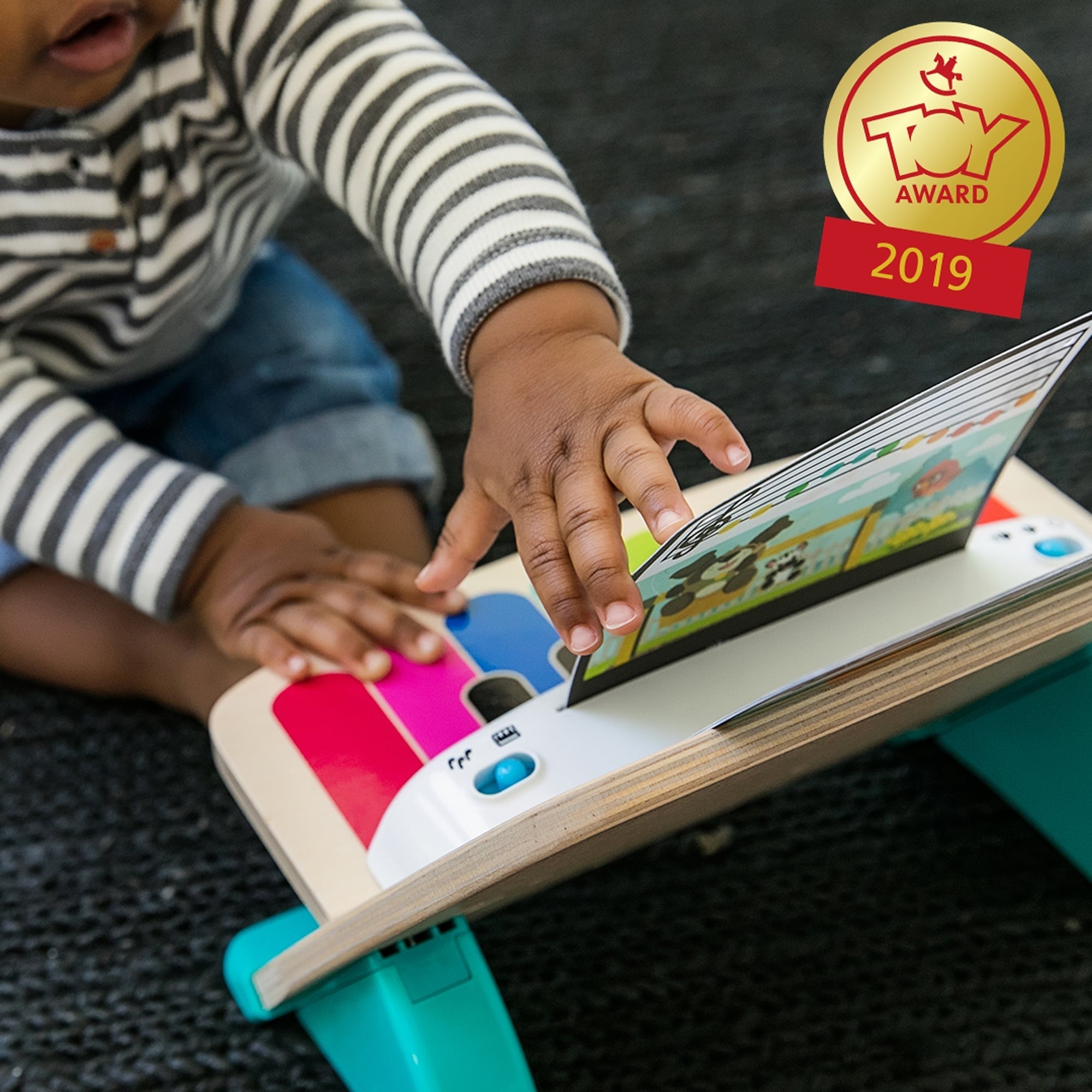 Jucarie Muzicala de Lemn Hape Magic Touch Piano™, Baby Einstein