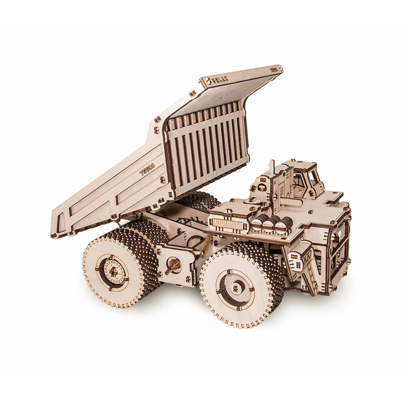 Set constructie cu mecanism Puzzle 3D BELAZ 75600 din lemn 307 piese @ EWA