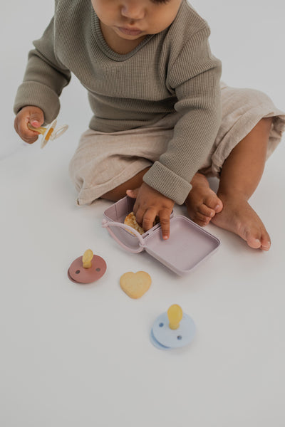 BIBS - Cutie multifunctionala pentru depozitare suzete, Dusky Lilac