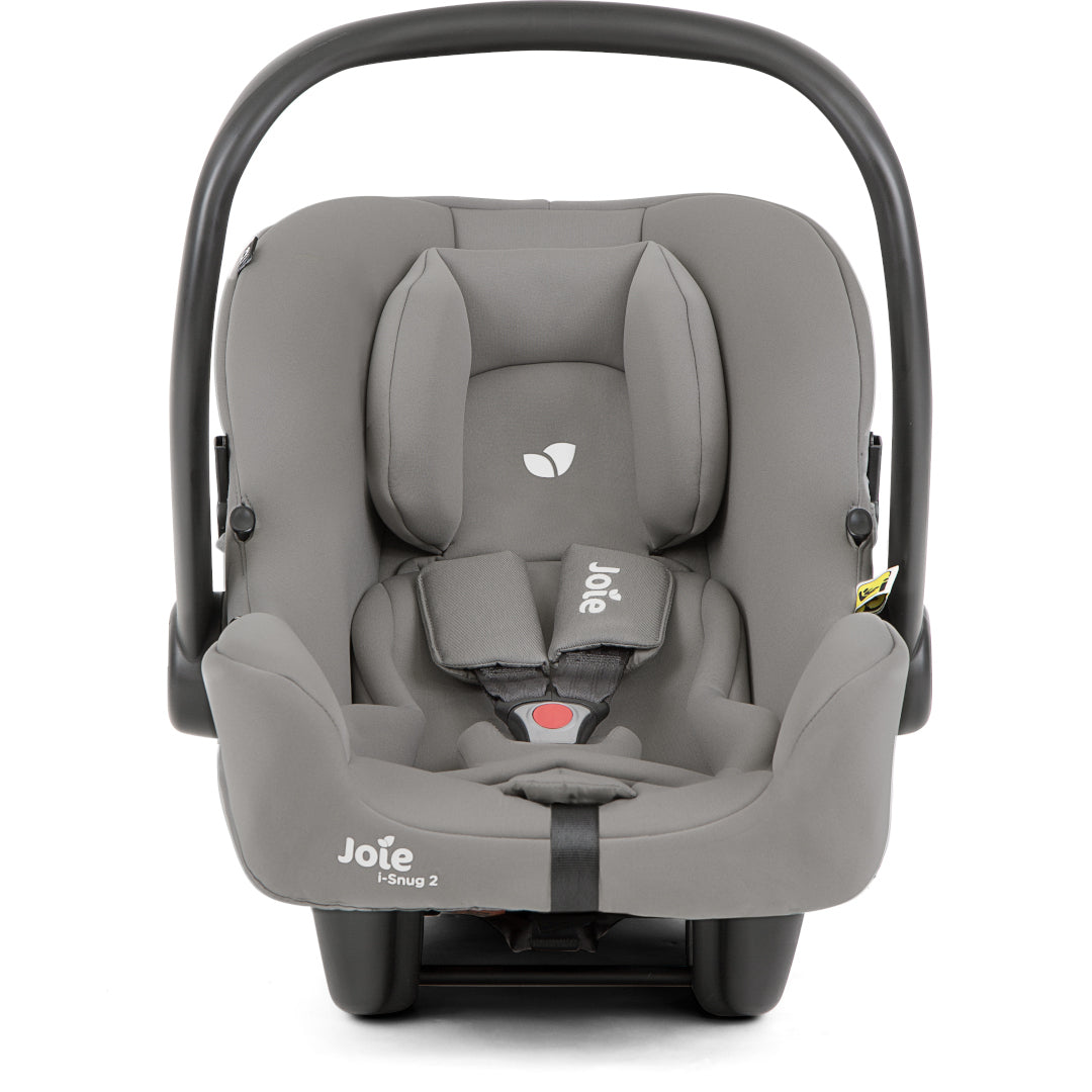 Scoica auto i-Snug 2 cu tetiera reglabila, 40-75 cm, Pebble, testata ADAC si certificata R129, Joie