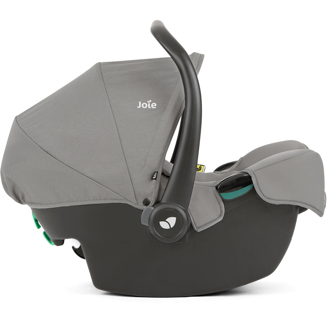 Scoica auto i-Snug 2 cu tetiera reglabila, 40-75 cm, Pebble, testata ADAC si certificata R129, Joie
