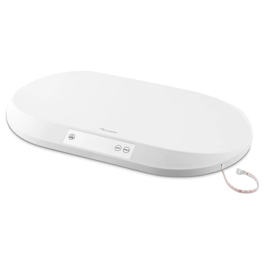 Cantar electronic pentru copii, pana la 40 kg, functia Hold, baterii incluse, Nukido, NK-950, Alb