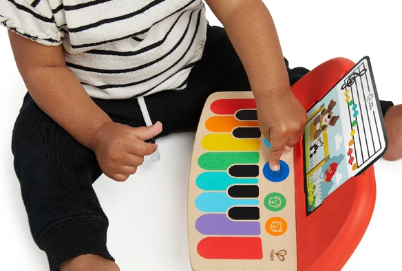 Jucarie Muzicala de Lemn Cal’s First Melodies Magic Touch Piano™, Baby Einstein