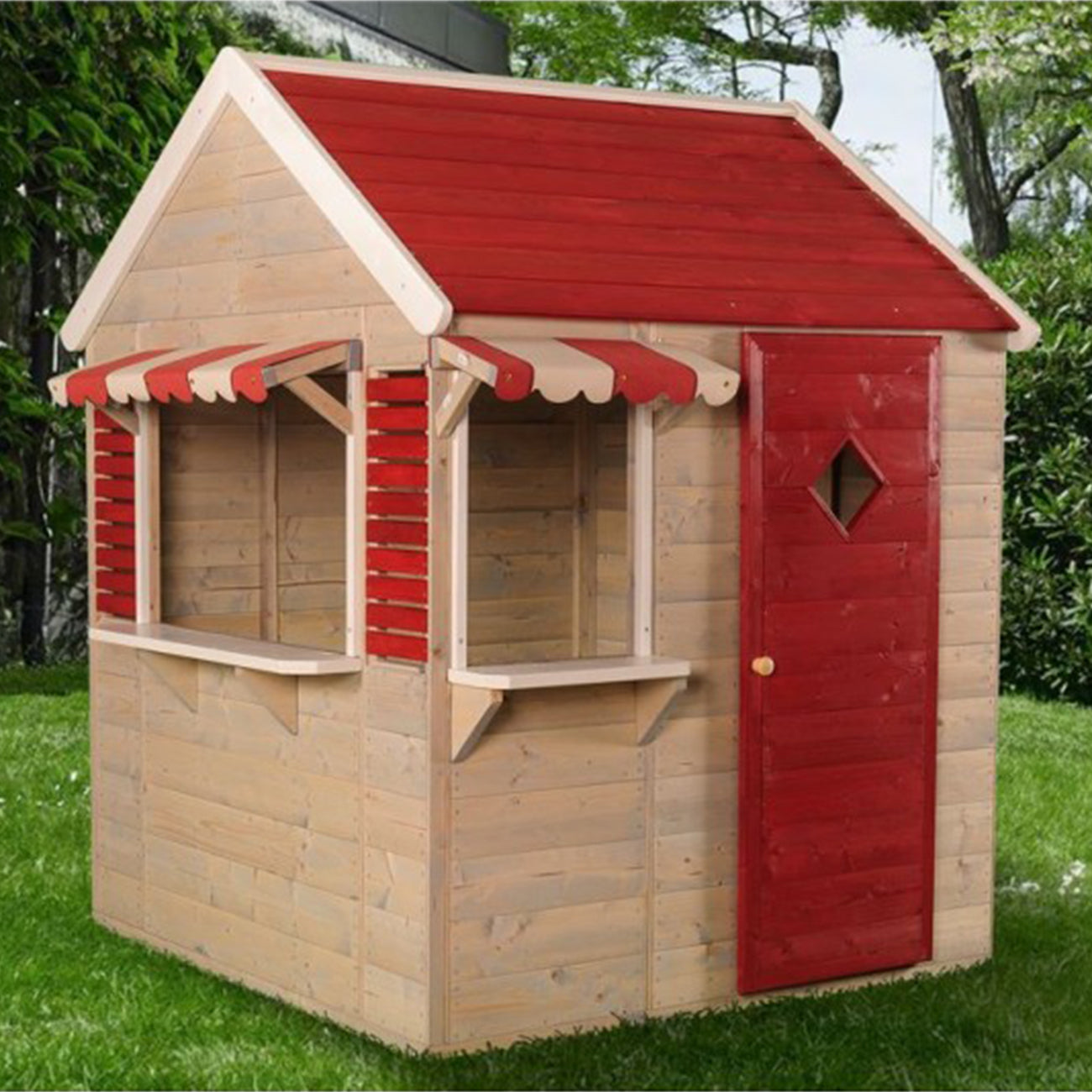 Casuta de gradina Beach Shop pentru copii (M16), +3ani, Wendi Toys
