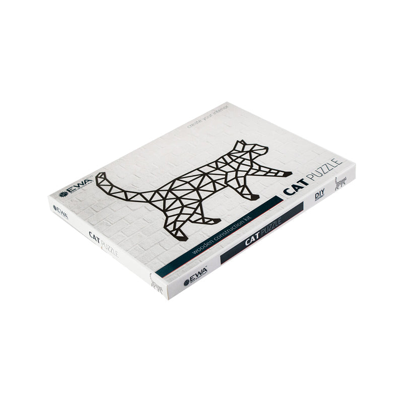 Puzzle 3D decorativ CAT din lemn 260 piese @ EWA
