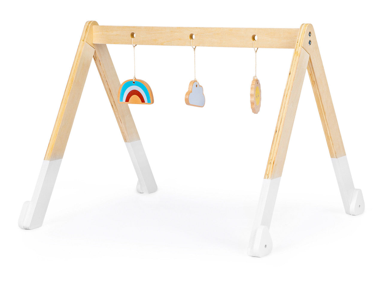 Centru de Activitati Bebe, cu Jucarii, din Lemn, Gimnatica, Baby Gym, Ecotoys