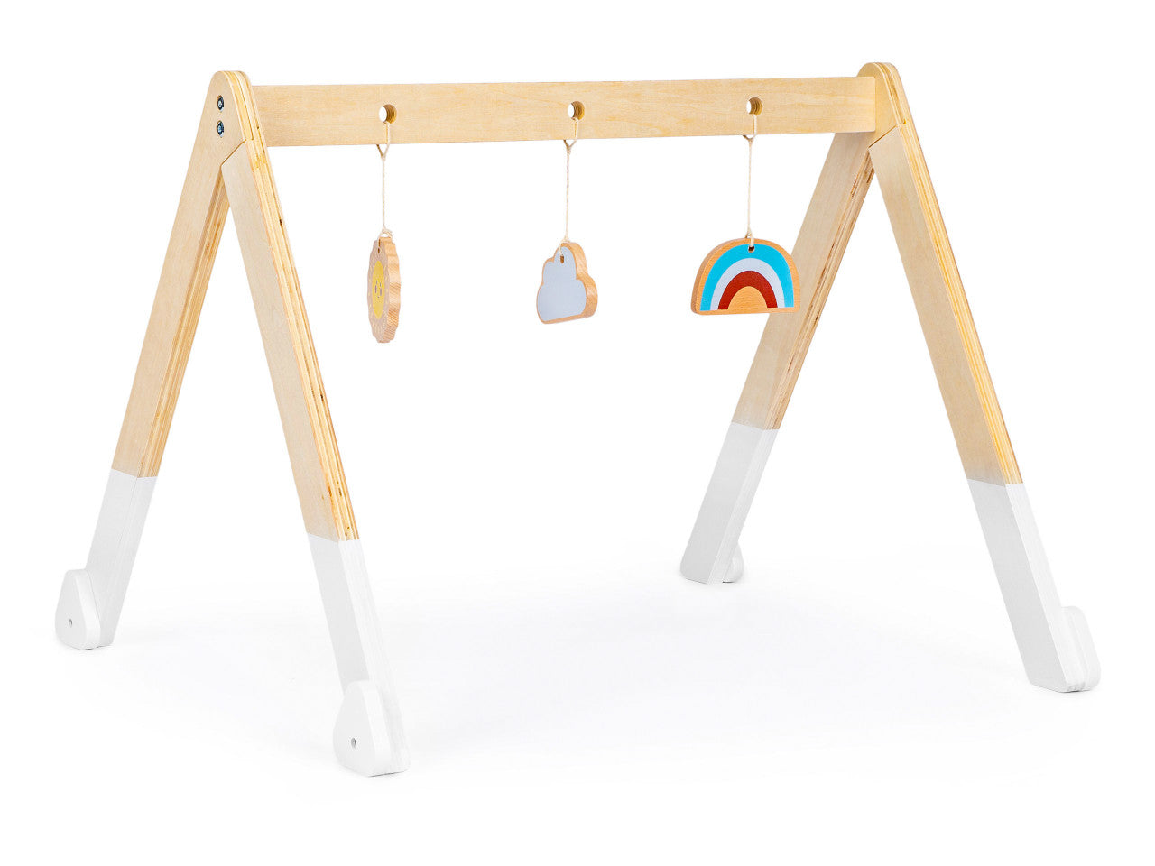 Centru de Activitati Bebe, cu Jucarii, din Lemn, Gimnatica, Baby Gym, Ecotoys