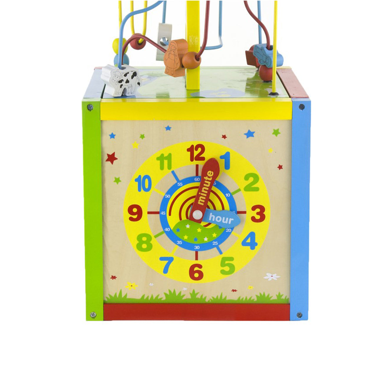 Centru de activitati mare 5 in 1, din lemn, tip Montessori, +18luni, VIGA