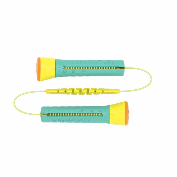 Coarda de sarit cu lungime reglabila Skibbi, Lungime de la 20 cm la 3 m, Pentru 4 ani + si adulti, Mint, Chillafish
