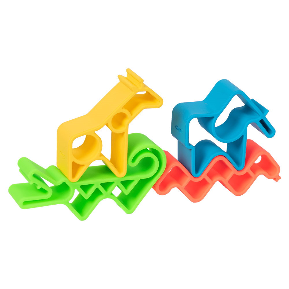 My First Animals, joc senzorial, neon colors, Dena Toys