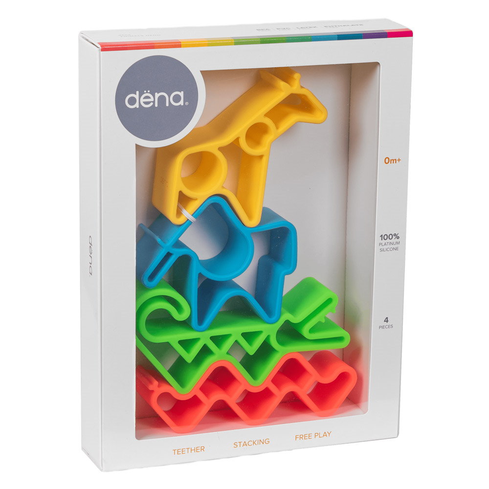 My First Animals, joc senzorial, neon colors, Dena Toys