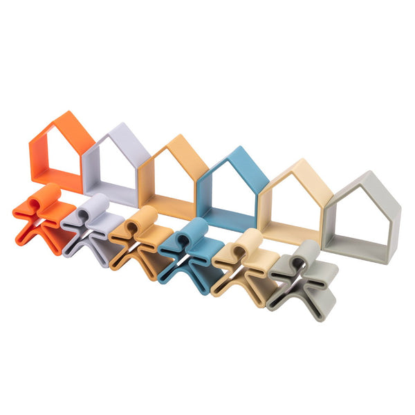 Set senzorial openended cu 12 piese, nature, Dena Toys