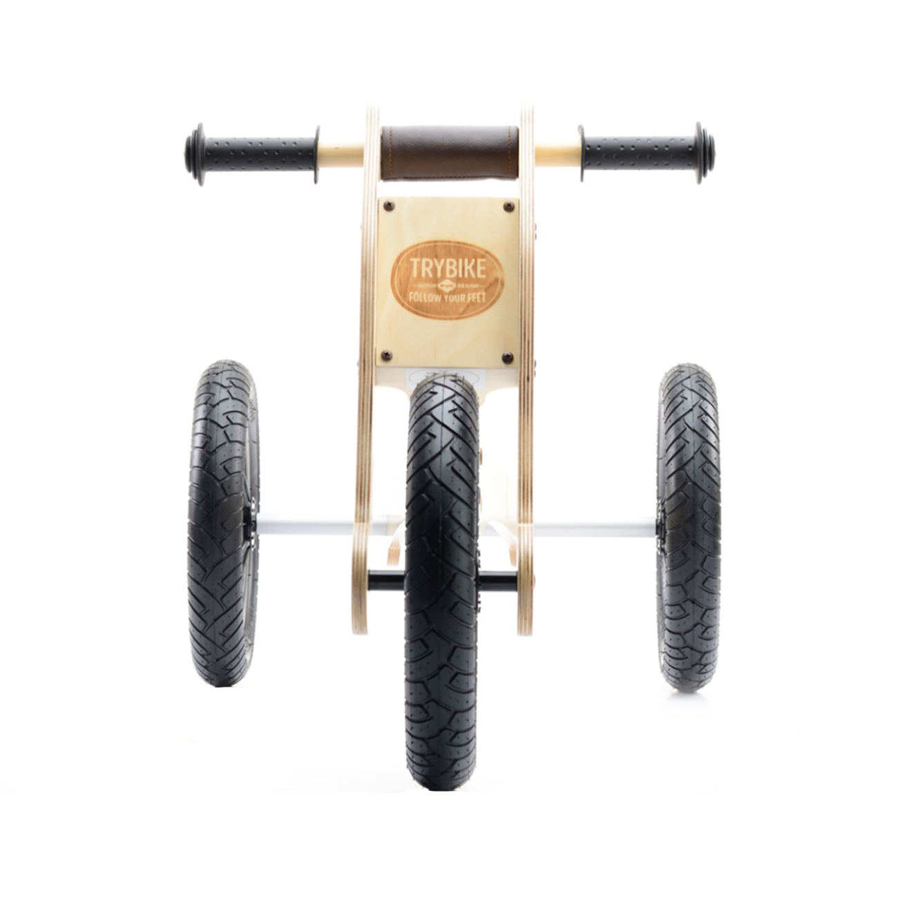 Bicicleta fara pedale 4 in 1, lemn, Trybike