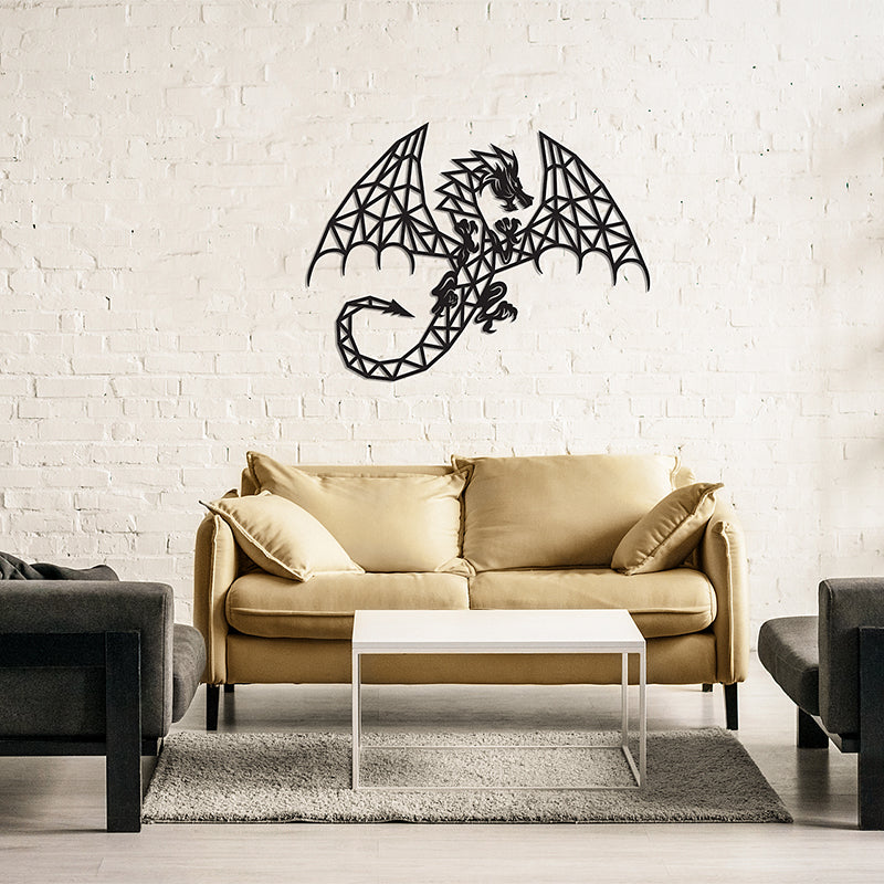 Puzzle 3D decorativ DRAGON din lemn 344 piese @ EWA