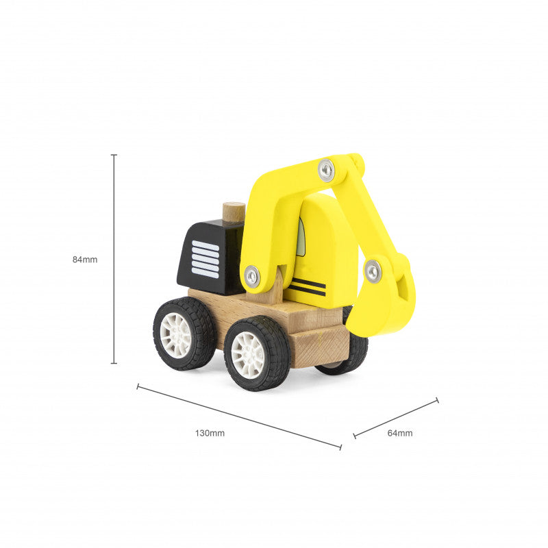 Jucarie din lemn, Excavator, tip Montessori, +18luni, VIGA