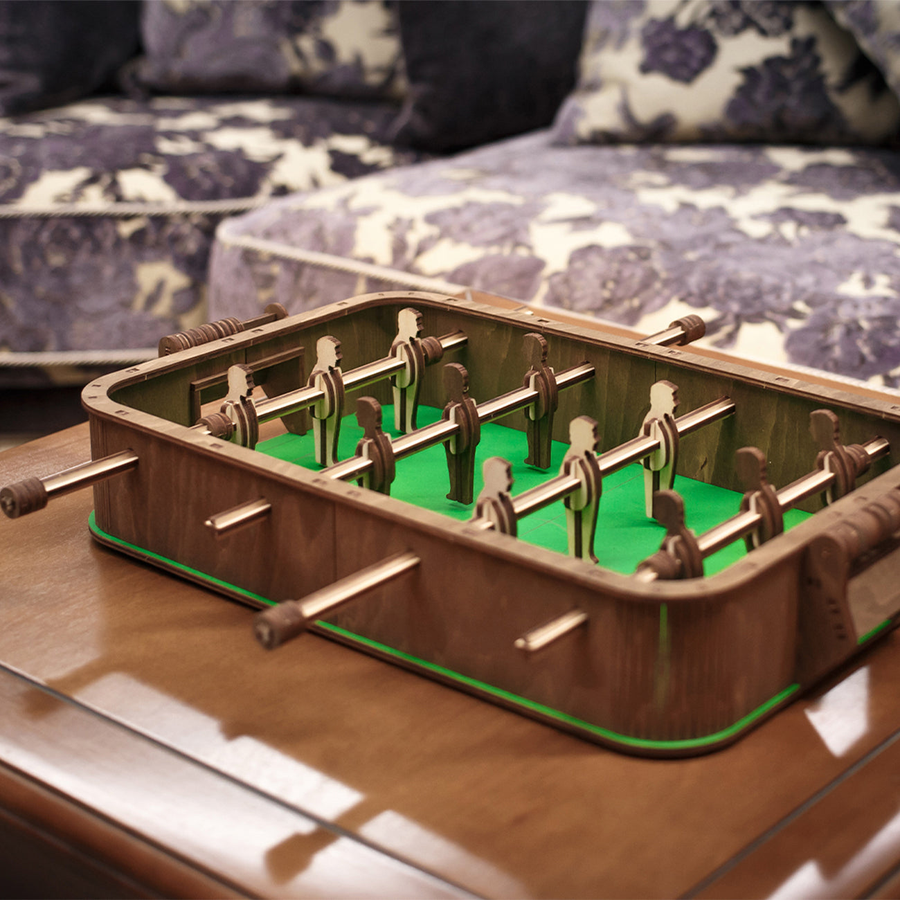Kit din lemn de construit Table Footbal, 112 piese, EWA