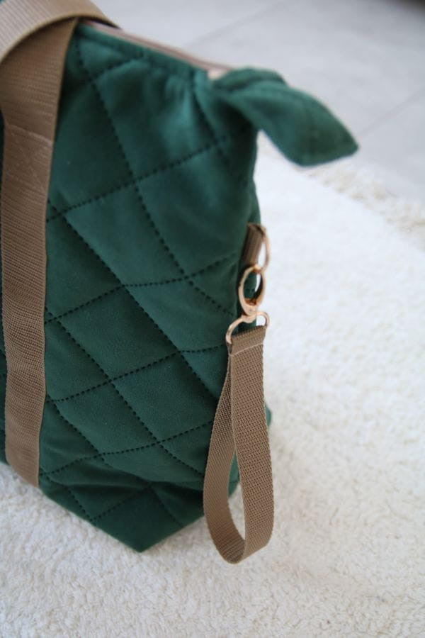 Geanta mamicii, pentru carucior si plimbare, 38 x 45 cm, Green, Tiny Star