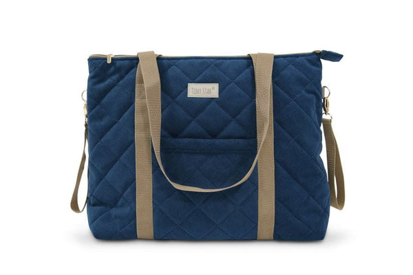 Geanta mamicii, pentru carucior si plimbare, 38 x 45 cm, Navy, Tiny Star