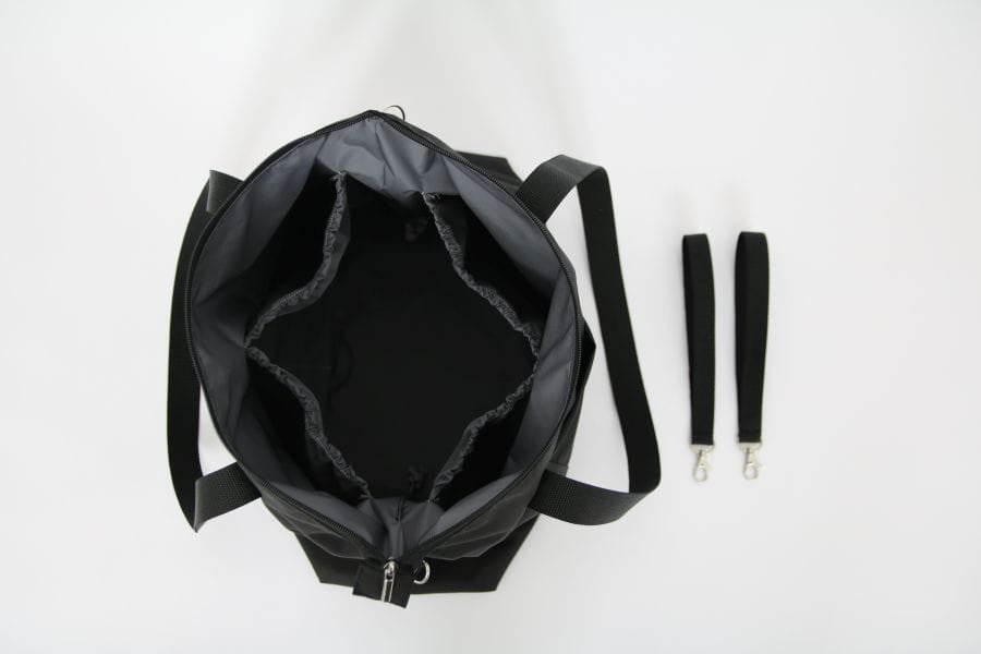 Geanta mamicii, pentru carucior si plimbare, Black, Tiny Star
