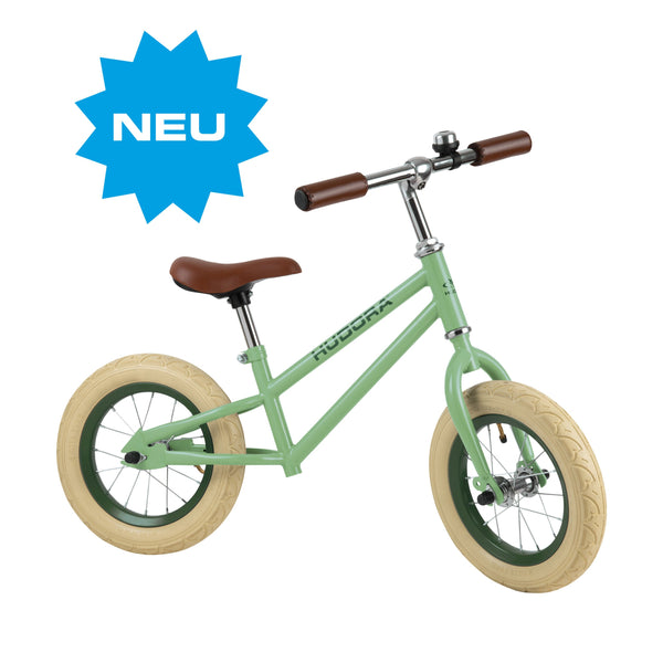 Bicicletă De Echilibru Retro Verde, Hudora