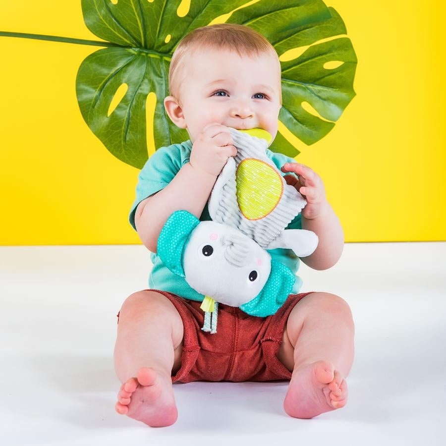 Jucarie de dentitie din plus pentru bebelusi Elefant, Bright Starts
