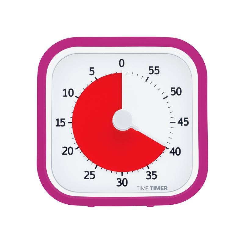 Carcasa de silicon pentru Time Timer MOD, roz-zmeura, Robo - Manute Creative