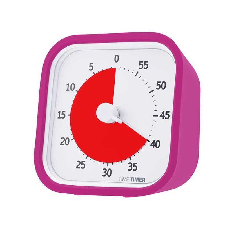 Carcasa de silicon pentru Time Timer MOD, roz-zmeura, Robo - Manute Creative