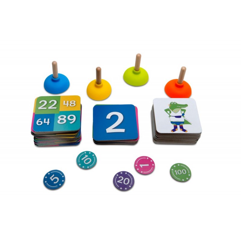 Joc matematic Tinutele crocodilului, BS Toys