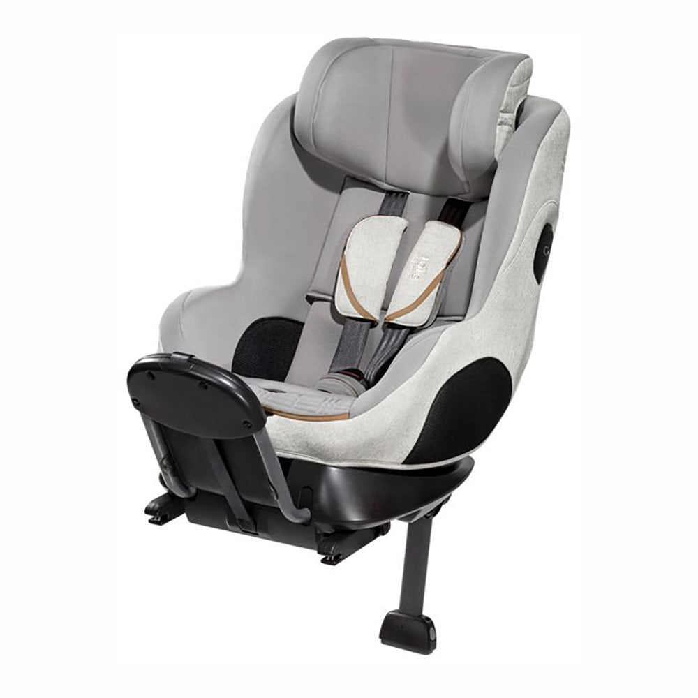 Joie - Scaun auto i-Size i-Prodigi Signature Oyster, 40-125 cm, testat PLUS si certificat R129