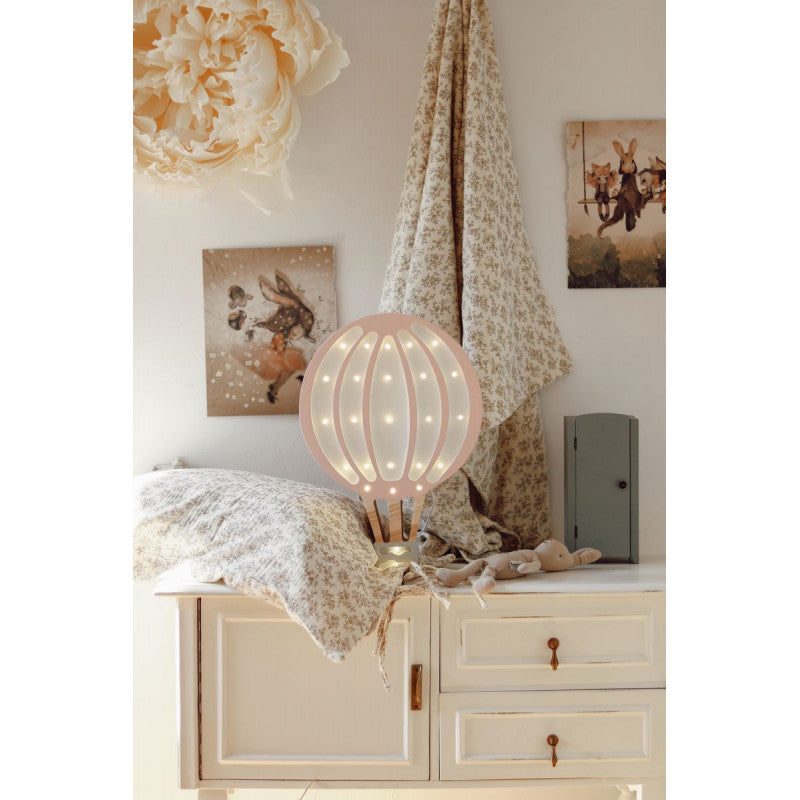 Lampa Balon cu aer cald, Powder Pink, Little Lights