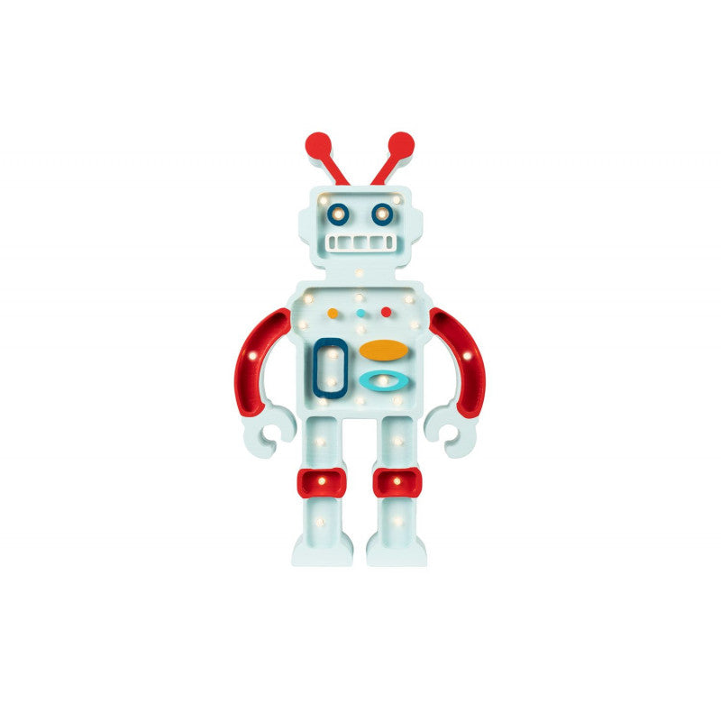 Lampa Robot, Metalic Blue, Little Lights