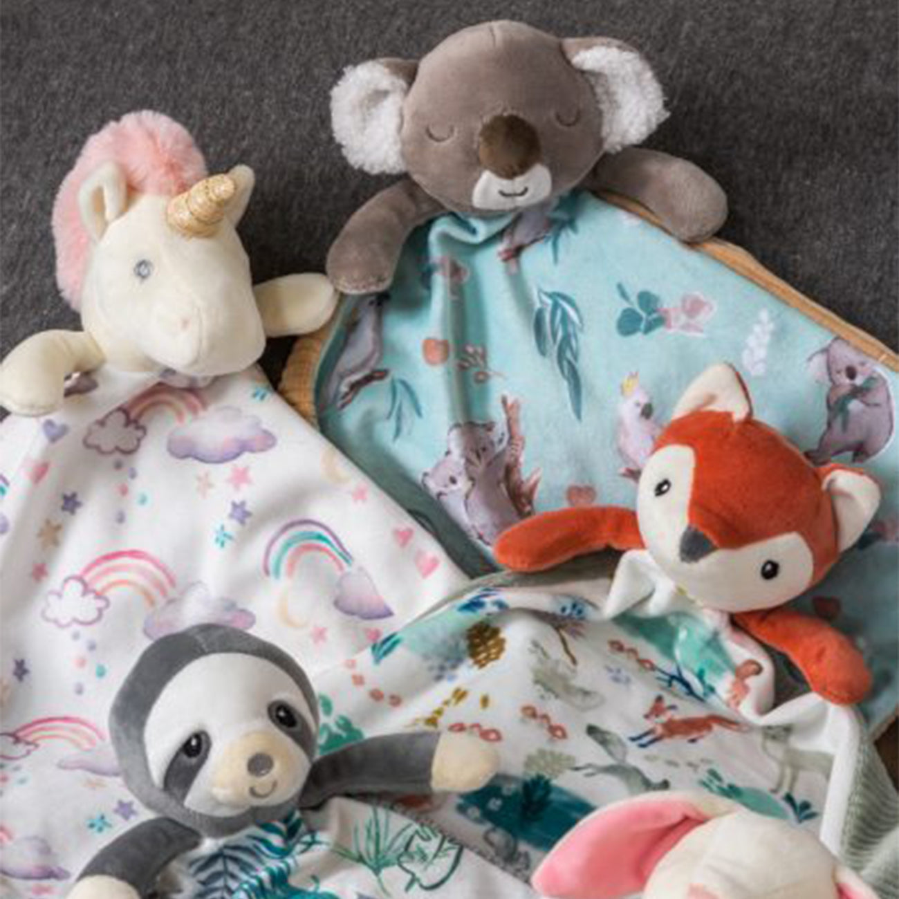 Jucarie plus doudou, Micul Koala Knottie, 25x25 cm, +0 luni,  Mary Meyer