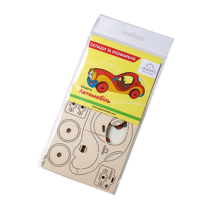 Puzzle 3D Masina, din lemn, +5 ani, uGears