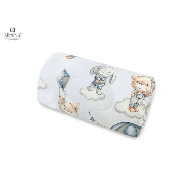 Perna pentru alaptat tip manson, din bumbac, 25 cm, Parachutes Blue, MimiNu